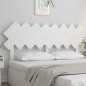 vidaXL Cabecero de cama madera maciza de pino blanco 159,5x3x80,5 cm vidaXL Cabecero de cama madera maciza de pino blanco 159,5x3x80,5 cm