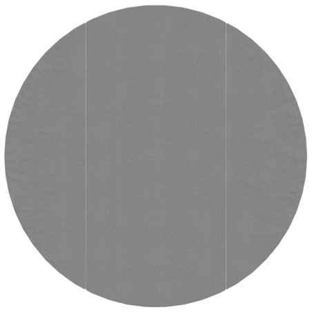 vidaXL Tapiz de suelo piscina geotextil de poliéster gris claro Ø306cm