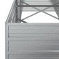 vidaXL Arriate de acero galvanizado plateado 240x80x77 cm vidaXL Arriate de acero galvanizado plateado 240x80x77 cm