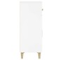 vidaXL Aparador de madera contrachapada blanco brillante 69,5x34x89 cm vidaXL Aparador de madera contrachapada blanco brillante 69,5x34x89 cm