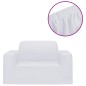 vidaXL Funda elástica para sillón poliéster jersey blanca vidaXL Funda elástica para sillón poliéster jersey blanca