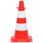 vidaXL Juego de conos con cadena 10 m rojo y blanco vidaXL Juego de conos con cadena 10 m rojo y blanco