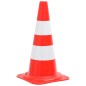 vidaXL Juego de conos con cadena 10 m rojo y blanco vidaXL Juego de conos con cadena 10 m rojo y blanco
