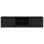 vidaXL Mueble de TV madera contrachapada negro 140x40x35,5 cm vidaXL Mueble de TV madera contrachapada negro 140x40x35,5 cm