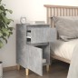 vidaXL Mesitas de noche 2 uds gris hormigón 40x35x70 cm vidaXL Mesitas de noche 2 uds gris hormigón 40x35x70 cm