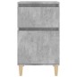 vidaXL Mesitas de noche 2 uds gris hormigón 40x35x70 cm vidaXL Mesitas de noche 2 uds gris hormigón 40x35x70 cm