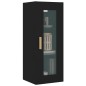 vidaXL Armario de pared colgante negro 34,5x34x90 cm vidaXL Armario de pared colgante negro 34,5x34x90 cm