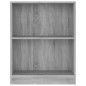 vidaXL Estantería de madera contrachapada gris Sonoma 60x24x74,5 cm vidaXL Estantería de madera contrachapada gris Sonoma 60x24x74,5 cm