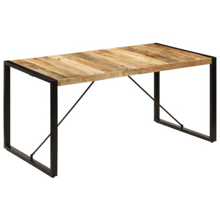 vidaXL Mesa de comedor 160x80x75 cm madera maciza de mango