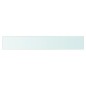 vidaXL Panel de estante vidrio claro 90x15 cm