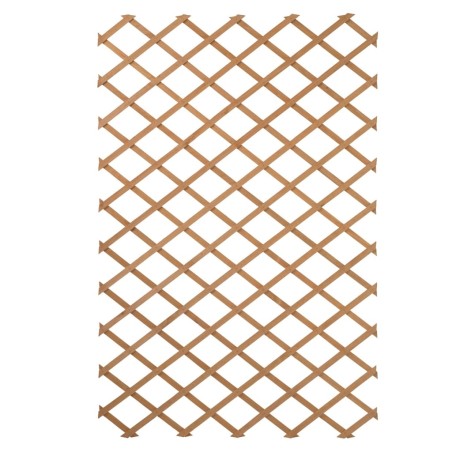 Nature Enrejado de jardín 100x200 cm madera natural 6041703