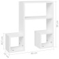 vidaXL Estantes de pared 2 uds madera contrachapada blanco 50x15x50 cm vidaXL Estantes de pared 2 uds madera contrachapada blanco 50x15x50 cm