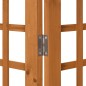 vidaXL Biombo/Enrejado de 3 paneles madera maciza abeto 121x180,5 cm vidaXL Biombo/Enrejado de 3 paneles madera maciza abeto 121x180,5 cm