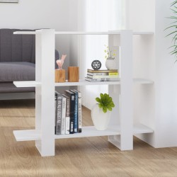 vidaXL Estantería/divisor de espacios blanco 100x30x87 cm