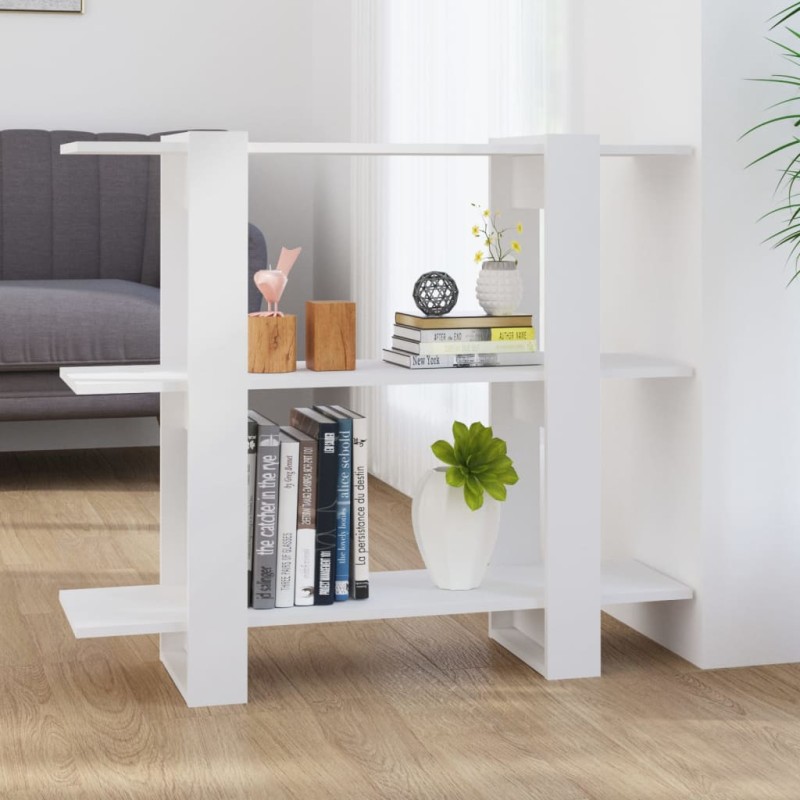 vidaXL Estantería/divisor de espacios blanco 100x30x87 cm vidaXL Estantería/divisor de espacios blanco 100x30x87 cm