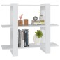 vidaXL Estantería/divisor de espacios blanco 100x30x87 cm vidaXL Estantería/divisor de espacios blanco 100x30x87 cm