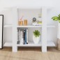vidaXL Estantería/divisor de espacios blanco 100x30x87 cm vidaXL Estantería/divisor de espacios blanco 100x30x87 cm