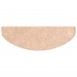 vidaXL Alfombrilla de escaleras 15 uds tela punzonada 65x21x4cm marrón vidaXL Alfombrilla de escaleras 15 uds tela punzonada 65x21x4cm marrón