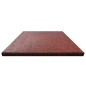 vidaXL Losetas de goma protección de caídas 6 unidades 50x50x3cm rojo vidaXL Losetas de goma protección de caídas 6 unidades 50x50x3cm rojo