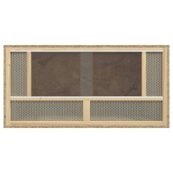 vidaXL Terrario de madera contrachapada 80x40x40 cm