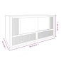 vidaXL Terrario de madera contrachapada 80x40x40 cm vidaXL Terrario de madera contrachapada 80x40x40 cm