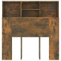 vidaXL Armario cabecero roble ahumado 100x19x103,5 cm vidaXL Armario cabecero roble ahumado 100x19x103,5 cm