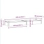 vidaXL Jardinera arriate con forro madera maciza abeto 240x60x25 cm vidaXL Jardinera arriate con forro madera maciza abeto 240x60x25 cm