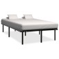 vidaXL Estructura de cama de metal negro 160x200 cm vidaXL Estructura de cama de metal negro 160x200 cm