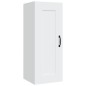vidaXL Armario colgante de madera contrachapada blanco 35x34x90 cm