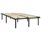 vidaXL Estructura de cama de metal negro 160x200 cm vidaXL Estructura de cama de metal negro 160x200 cm
