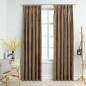 vidaXL Cortinas opacas con ganchos 2 uds terciopelo beige 140x245 cm vidaXL Cortinas opacas con ganchos 2 uds terciopelo beige 140x245 cm