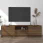 vidaXL Mueble para TV madera contrachapada roble marrón 140x35x40 cm vidaXL Mueble para TV madera contrachapada roble marrón 140x35x40 cm