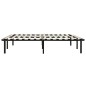 vidaXL Estructura de cama de metal negro 160x200 cm vidaXL Estructura de cama de metal negro 160x200 cm
