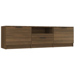 vidaXL Mueble para TV madera contrachapada roble marrón 140x35x40 cm