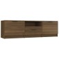 vidaXL Mueble para TV madera contrachapada roble marrón 140x35x40 cm vidaXL Mueble para TV madera contrachapada roble marrón 140x35x40 cm