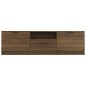 vidaXL Mueble para TV madera contrachapada roble marrón 140x35x40 cm vidaXL Mueble para TV madera contrachapada roble marrón 140x35x40 cm