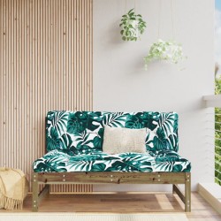 vidaXL Sofá central madera de pino impregnada 120x80 cm