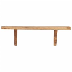 vidaXL Estantes de pared 2 uds madera maciza de acacia 60x20x18 cm