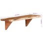 vidaXL Estantes de pared 2 uds madera maciza de acacia 60x20x18 cm vidaXL Estantes de pared 2 uds madera maciza de acacia 60x20x18 cm