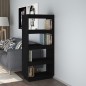 vidaXL Estantería/divisor de espacios madera pino negro 60x35x135 cm vidaXL Estantería/divisor de espacios madera pino negro 60x35x135 cm