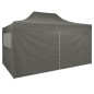vidaXL Carpa pleglable Pop-up con 4 paredes 3x4,5 m gris antracita vidaXL Carpa pleglable Pop-up con 4 paredes 3x4,5 m gris antracita