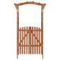 vidaXL Pérgola con puerta madera maciza de abeto 116x40x204 cm vidaXL Pérgola con puerta madera maciza de abeto 116x40x204 cm