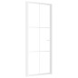 vidaXL Puerta interior vidrio EGS y aluminio blanco 83x201,5 cm vidaXL Puerta interior vidrio EGS y aluminio blanco 83x201,5 cm
