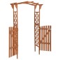 vidaXL Pérgola con puerta madera maciza de abeto 116x40x204 cm vidaXL Pérgola con puerta madera maciza de abeto 116x40x204 cm