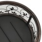 vidaXL Brasero rústico con atizador acero XXL 67,5 cm vidaXL Brasero rústico con atizador acero XXL 67,5 cm