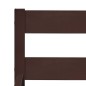 vidaXL Estructura de cama madera maciza pino marrón oscuro 100x200 cm vidaXL Estructura de cama madera maciza pino marrón oscuro 100x200 cm