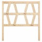 vidaXL Cabecero de cama madera maciza de pino 96x4x100 cm vidaXL Cabecero de cama madera maciza de pino 96x4x100 cm