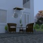 vidaXL Toldo retráctil con LED gris antracita 100x150 cm