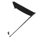 vidaXL Toldo retráctil con LED gris antracita 100x150 cm
