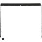 vidaXL Toldo retráctil con LED gris antracita 100x150 cm